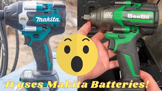 Better than a Makita  Seesii 12quot Mid Torque Cordless Impact Wrench Review [upl. by Nnave702]