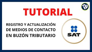 Tutorial registro y actualización de medios de contacto en BuzonTributario [upl. by Forsta249]