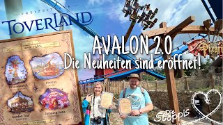 Toverland 2023  Avalon ist nun noch schöner  Die Neuheiten sind eröffnet  ✨ [upl. by Yvel]