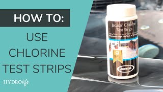 How to use Chlorine Test Strips  Chemical FAQs [upl. by Yromem]