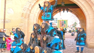 Fasnet Reutlingen Germany Gruppen Altenriet Schleichingen Dornstadt Pfullingen 4K Ряженые [upl. by Ennahgem]