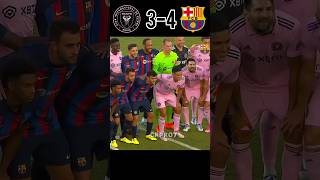 Barcelona Vs Inter Miami 2024 Friendly Match 🔥 messi youtube shorts [upl. by Yruok]