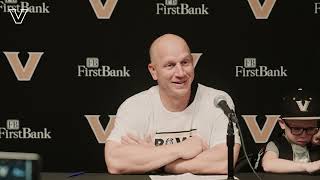 Vanderbilt Football  Clark Lea Auburn Postgame [upl. by Denoting]