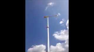 Urban Wind Turbine Tower  Portable Monopole [upl. by Analiese]