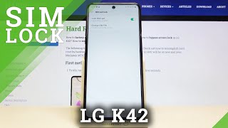 How to Set Up SIM PIN Code – SIM Lock on LG K42 [upl. by Croom]