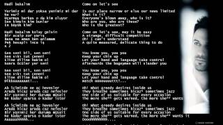 TARKAN NEW SONG Hadi Bakalım  lyrics and TRANSLATION in English [upl. by Yeltneb214]