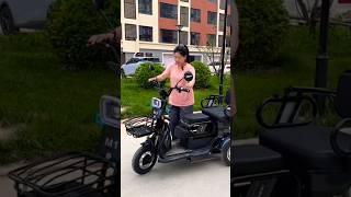 Threewheeled motorcycle training hand scooter bullet bike best rider trending tricycle 2024 [upl. by Sixela]