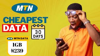 How to Buy MTN Cheap Data [upl. by Akcemat]