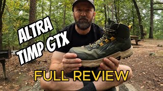 ALTRA TIMP GTX Hiking Boot Review After 20 Miles [upl. by Eusoj]