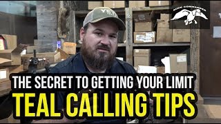 Teal Calling Tips  Learn how to COMMAND the Ducks [upl. by Okimuy]