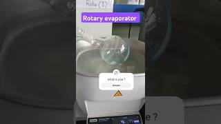 rotary evaporator organicsynthesis experiment pharmacy [upl. by Tnomad]