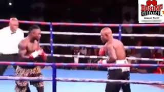 Full Fight How Bastie Samir silenced Bukom Banku aka Briamah Kamoko via TKO [upl. by Bainbridge]