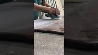 Sanding the Steinway lid [upl. by Nappy]