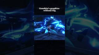 GENSHIN IMPACT GRAPHICS WITHOUT FOG shorts genshinimpact [upl. by Enomyar103]