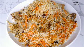 Afghan Chicken Kabuli Pulao incredibly Tasty قابلی پلو افغانی با گوشت مرغ از مزه اش حیران میشوید [upl. by Tarfe]