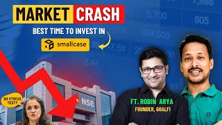 Alert🚨 Stock market crash 2024  Do you Invest more in SMALLCASE 🚀💰 [upl. by Asssilem]