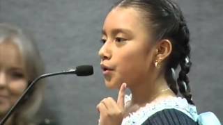 Discurso de niña indígena en la ieepcnlmx Natalia López López  Versión Completa [upl. by Anerev751]