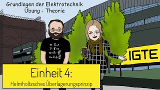 Grundlagen der Elektrotechnik  Helmholtzsches Überlagerungsprinzip [upl. by Ethelind]