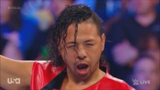 SHINSUKE NAKAMURA DEBUT ENTRANCE ON SMACKDOWN LIVE [upl. by Armond]