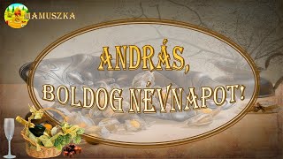 András sok boldog névnapot kívánunk [upl. by Yim]