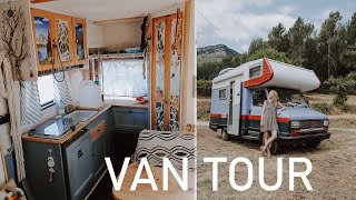 VAN TOUR quotLENIquot │mein rollendes Zuhause im renovierten Fiat Ducato Camper [upl. by Nate]