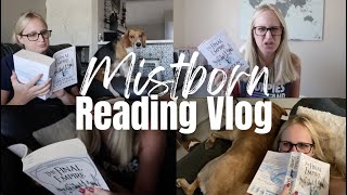 My First Brandon Sanderson Book 📖 Mistborn Reading Vlog [upl. by Thia]