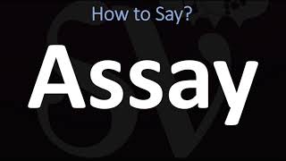 How to Pronounce Assay CORRECTLY [upl. by Chari]