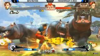 SCR 2014  Infiltration ChunLi vs KBrad Cammy  AE Grand Finals [upl. by Nathanial806]