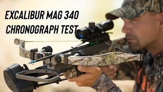 Excalibur Mag 340 Crossbow Chronograph Test [upl. by Farrison]