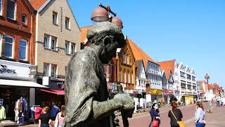 Nienburg durch die Altstadt an der Weser  Nienburg old town on the Weser in 4K [upl. by Lerual495]