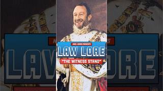 LawLore The Witness Stand ⚖️ court shorts history [upl. by Brewer]