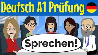 Deutsch lernen  A1 Prüfung [upl. by Enialahs300]