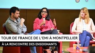 Tour de France de lEMI Montpellier  rencontre avec les enseignants [upl. by Arraeic]