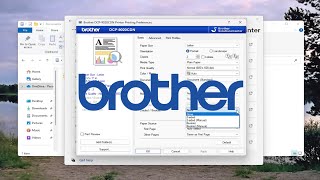 How To Set Duplex 2Sided Printing In Your Brother Printer Tutorial [upl. by Fryd]