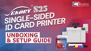 Seaory S25 SingleSided ID Card Printer  Unboxing amp Setup Guide [upl. by Annawal]