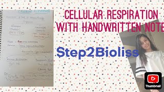 cellular respiration Tricks with handwritten notes for Neet tgt📒📒 [upl. by Idnym]