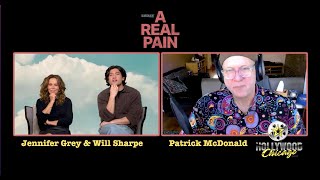 Jennifer Grey amp Will Sharpe of A REAL PAIN Interview wPatrick McDonald of HollywoodChicagocom [upl. by Kwan]