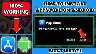 How to Install iOS App Store on Any Android Devices [upl. by Llyrat]