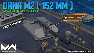 Modern Warships  Dana M2  152 MM  Free Cannon Gameplay  New event  MW [upl. by Drahcir]