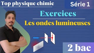 exercices les ondes lumineuses 2 bac série 1 [upl. by Nydroj7]