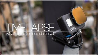 GoPro HERO 8 TIMELAPSE  タイムラプス撮影で間隔の違いを比較してみました [upl. by Flann19]