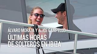 Morata y Alice preboda en Ibiza  Diez Minutos [upl. by Sral]