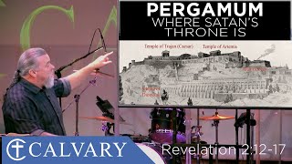 To The Church in Pergamum  quotWhere Satans Throne Isquot  Revelation 21217 [upl. by Tandi]