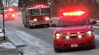 Top 25 Fire Truck Responses of 2018  Best Of Sirens [upl. by Accalia]