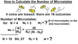 Physics 325 Statistical Thermodynamics 6 of 39 Calculate the Number of Microstates [upl. by Eiromem403]