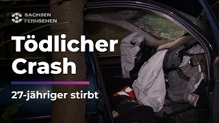 SCHWERER UNFALL Junger Fahrer stirbt im Erzgebirge I Sachsen Fernsehen [upl. by Veronica]