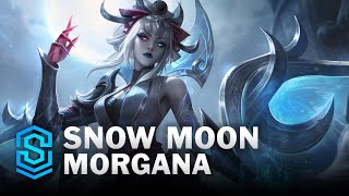 Snow Moon Morgana Skin Spotlight  League of Legends [upl. by Tuneberg267]