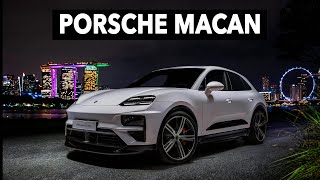 PORSCHE MACAN ELECTRICO  PRIMER CONTACTO DESDE SINGAPUR [upl. by Billy]