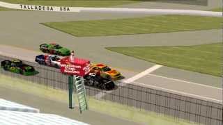 NR2003 1993 DieHard 500 Finish Reenactment [upl. by Gault]