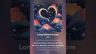 Long distance love song quotHold you Closequot 2024 [upl. by Oibesue468]